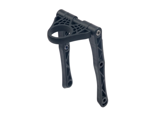 Preview: Lampenhalter und Flaschenhalter Adapter für Lenker von Fahrrad und e Bike - SPACER ONE+ONE