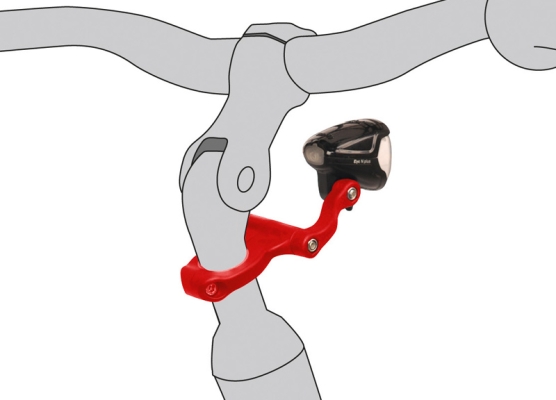Preview: SPACER TWO Adapter zur Befestigung von Fahrradlampen am Lenker