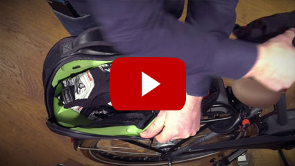 Video zur Fahrradtasche für den Gepäckträger Additive Bag V1 Komfort